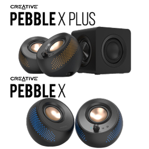 Creative Pebble X Plus 発売のお知らせ