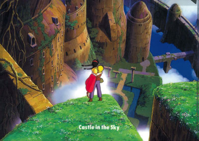 A4クリアファイル ARTシリーズ 天空の城ラピュタ 空中庭園[ムービック