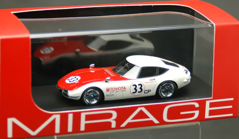 MIRAGE レジンモデル 1/43 Toyota 2000GT (＃33) 1968 SCCA[hpi]《在庫