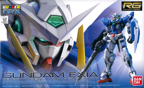 3点セット RG GUNDAM EXIA ガンプラEXPO限定品 3点セット RG GUNDAM