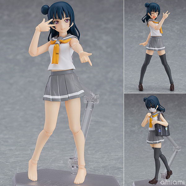 中古】(本体A/箱C)figma ラブライブ！サンシャイン！！ 津島善子