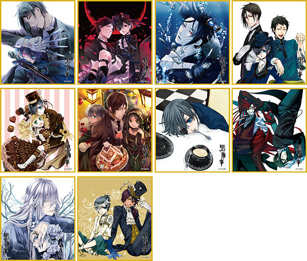 黒執事 ミニ色紙コレクション 10個入りBOX[ムービック]《在庫切れ》