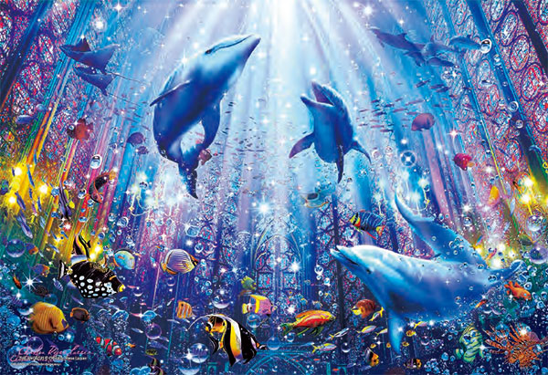 ジグソーパズル 光るパズル ラッセン アンジェラス 300ピース (28-329