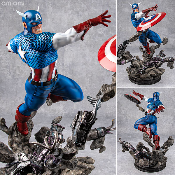 MARVEL UNIVERSE MARVEL AVENGERS キャプテンアメリカ ファインアート