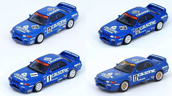 1/64 Nissan スカイライン GT-R R32 カルソニック 4台セットJTC 1990