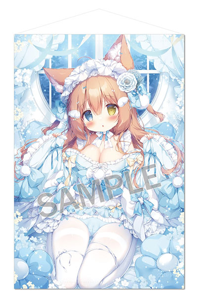 桃豆こまもち B2タペストリー 和メイドこまこちゃんExtra Edition