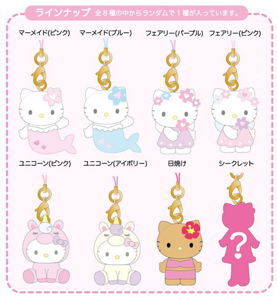 ハローキティ トレーディングマスコットストラップ 8個入りBOX[ティー