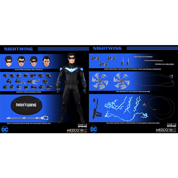 ワン12コレクティブ/ DCコミックス： ナイトウィング 1/12 アクション