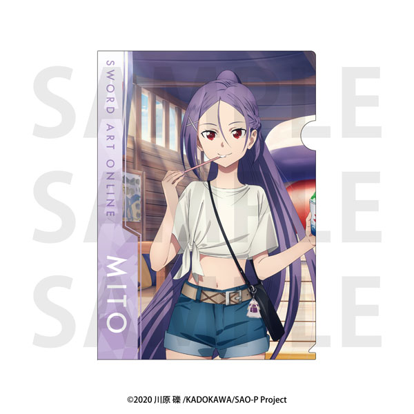 ソードアート・オンライン」クリアファイル ミト[イーディス]《在庫切れ》