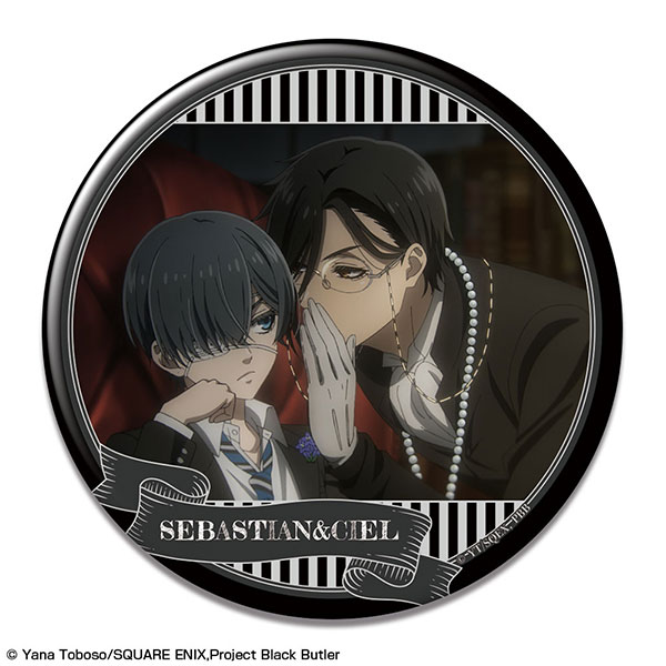 黒執事 寄宿学校編 セバスチャン 缶バッジ 50点まとめ売り 黒執事 寄宿