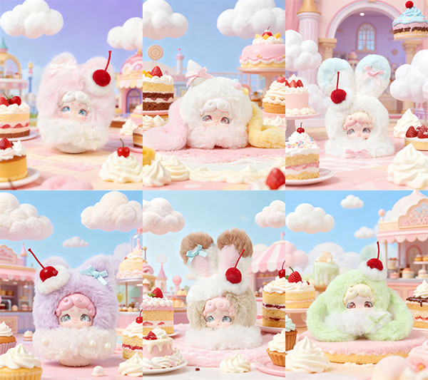 Lucky Deer Nai おやすみうさぎ ふわもこアイス 6個入りBOX[Shenzhen