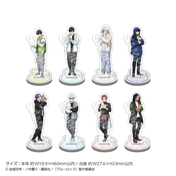 ブルーロック」ミニミニアクリルスタンドCollection Rabbit 8個入りBOX