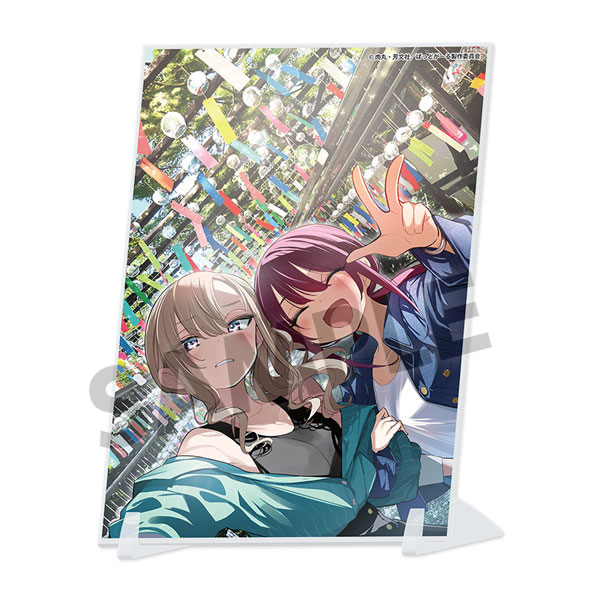 ばっどがーる A6ビジュアルアクリルプレート 原作版 水鳥亜鳥＆涼風涼