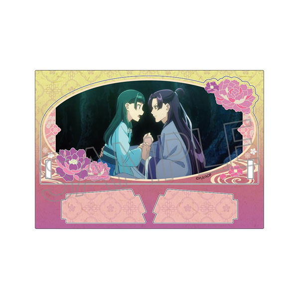 薬屋のひとりごと 斜めに飾れるアクリルスタンドVol.2 猫猫＆壬氏B(紫