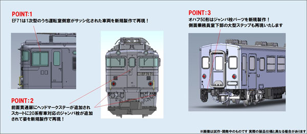 97967 特別企画品 JR 奥羽本線なつかしの板谷峠客車列車セット[TOMIX