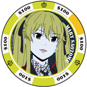 賭ケグルイ 缶バッジ(チップver.) 皇伊月[Little Monsters]《在庫切れ》