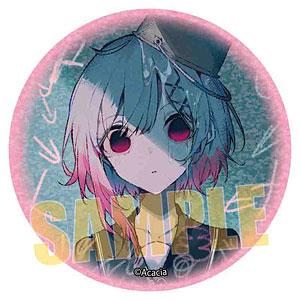 魔法少女ノ魔女裁判 グリッター缶バッジ 桜羽エマC（再販）[ベルハウス