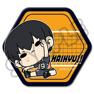 ハイキュー！！」第8弾 六角形缶バッジ(mochocho) M-VB(影山飛雄