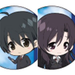 SchoolDays 桂言葉&西園寺世界 ブラインド スクエア缶バッジ 18個