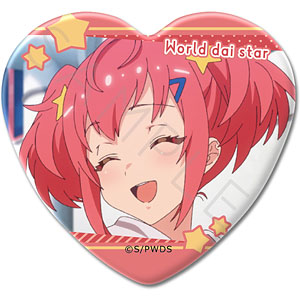 ワールドダイスター』ハート型缶バッジC (カトリナ・グリーベル