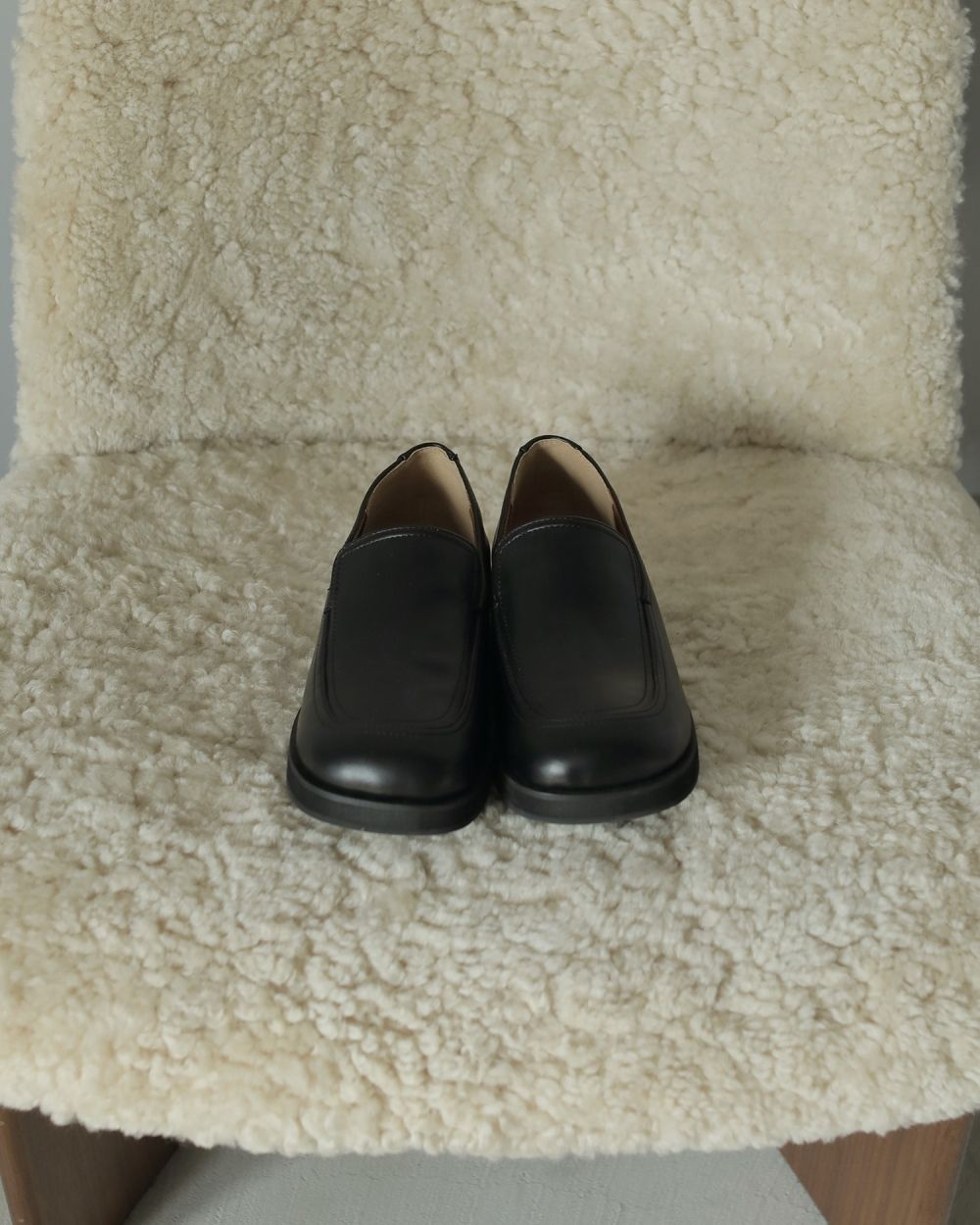 ànuke online store（アンヌーク） / Ecoleather LoafersEcoleather
