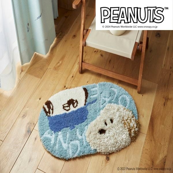 スミノエ スヌーピー ラグ マット アンディ＆オラフマット | イオン
