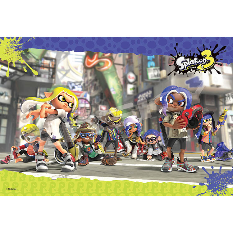 ジグソーパズル Splatoon3 バンカラ街 300ピース (完成サイズ:26×38cm