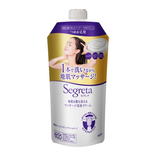 セグレタ 地肌も髪も洗えるマッサージ美容クリーム 花王 | イオン