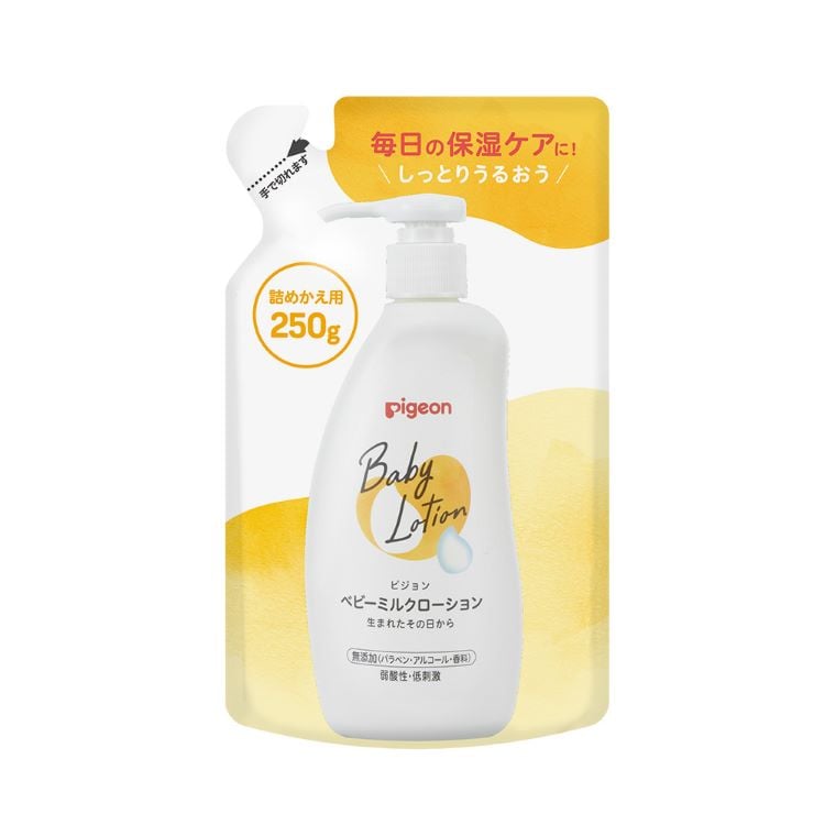 ピジョン ベビーミルクローション うるおいプラス 詰めかえ用 250g