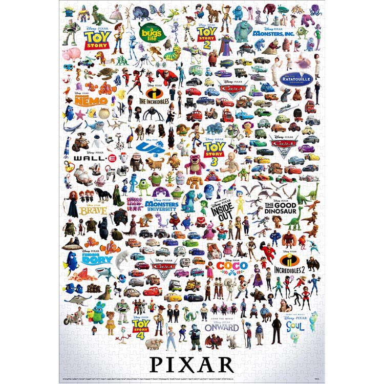 ジグソーパズル ピクサー キャラクター/グレート コレクション 1000