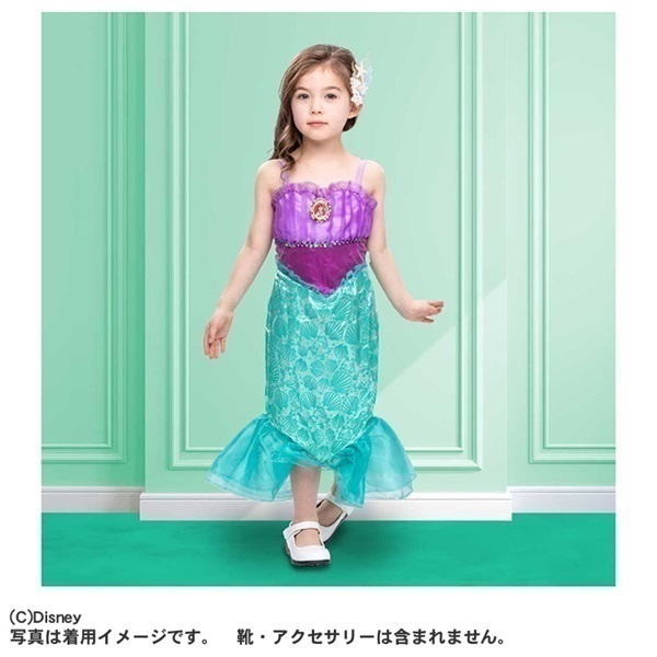 ディズニープリンセス キラキラおしゃれドレス アリエル お一人さま3点