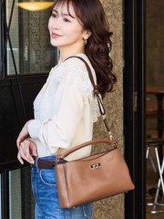 ○ORSETTO ファーレザー ワンハンドルバッグ｜OUTLET / アウトレット