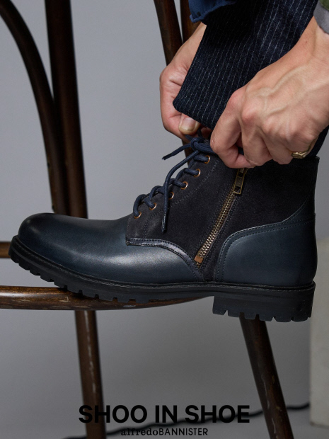 タンクソール ダブルジップ ブーツ｜alfredoBANNISTER / アルフレッド