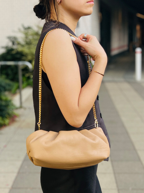 BRENTELLA/ブレンテッラ】チェーンショルダーバッグ｜Rouge vif la cle