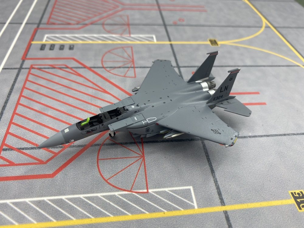 Hogan 1/200 US Air Force F-15 Strike Eagle Fighter, Alloy Aircraft