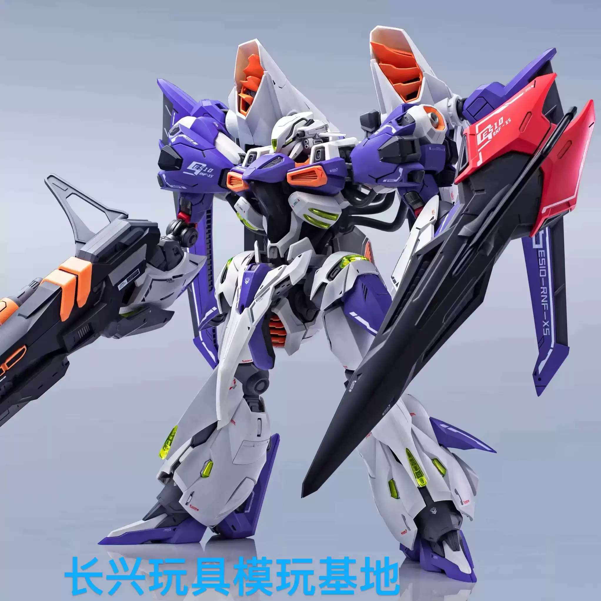 沃爾夫科技MG版1 /100 LA狼王GK樣式合金骨架國模拼裝模型