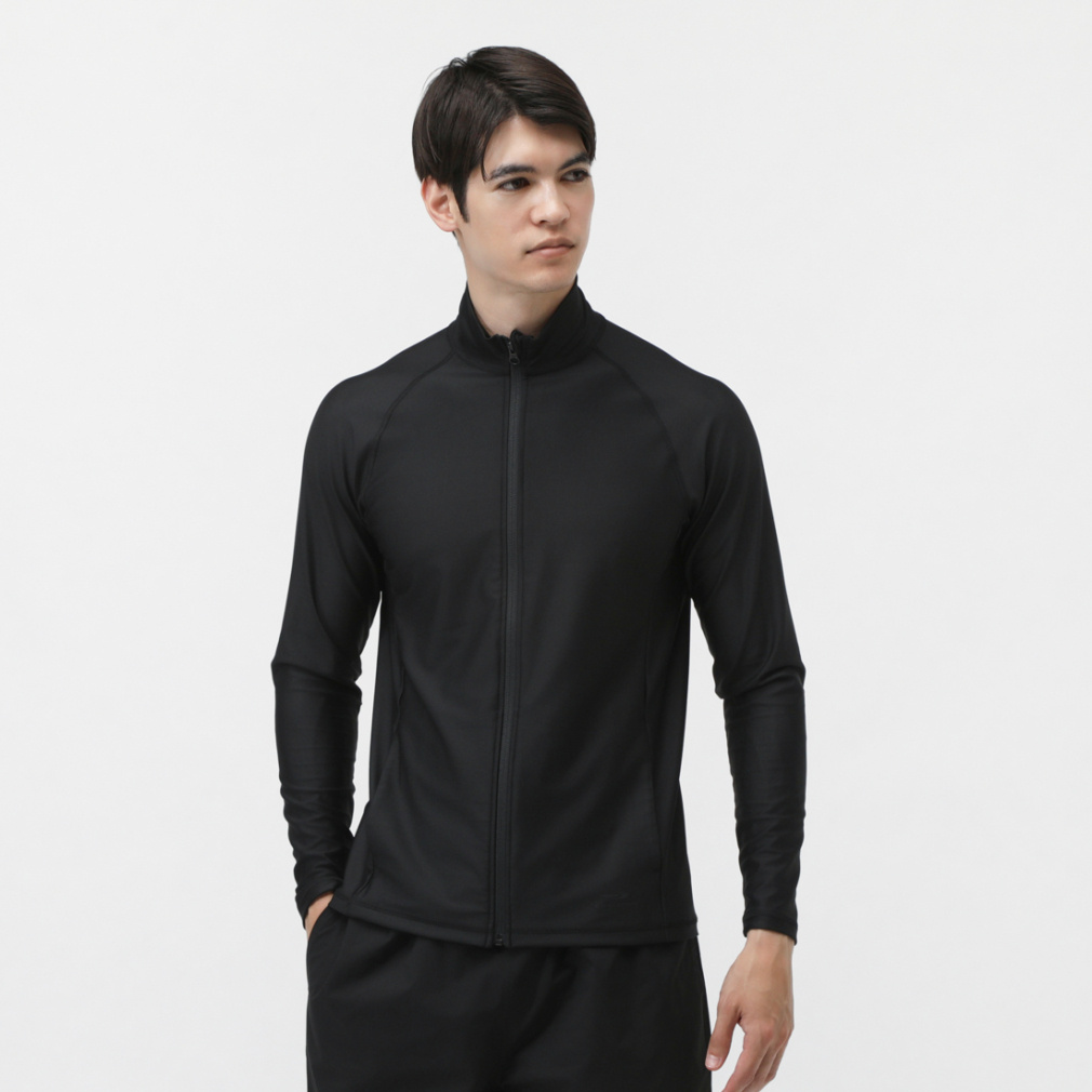 ティゴラ メンズ マリン ラッシュガード 長袖フルジップラッシュガード