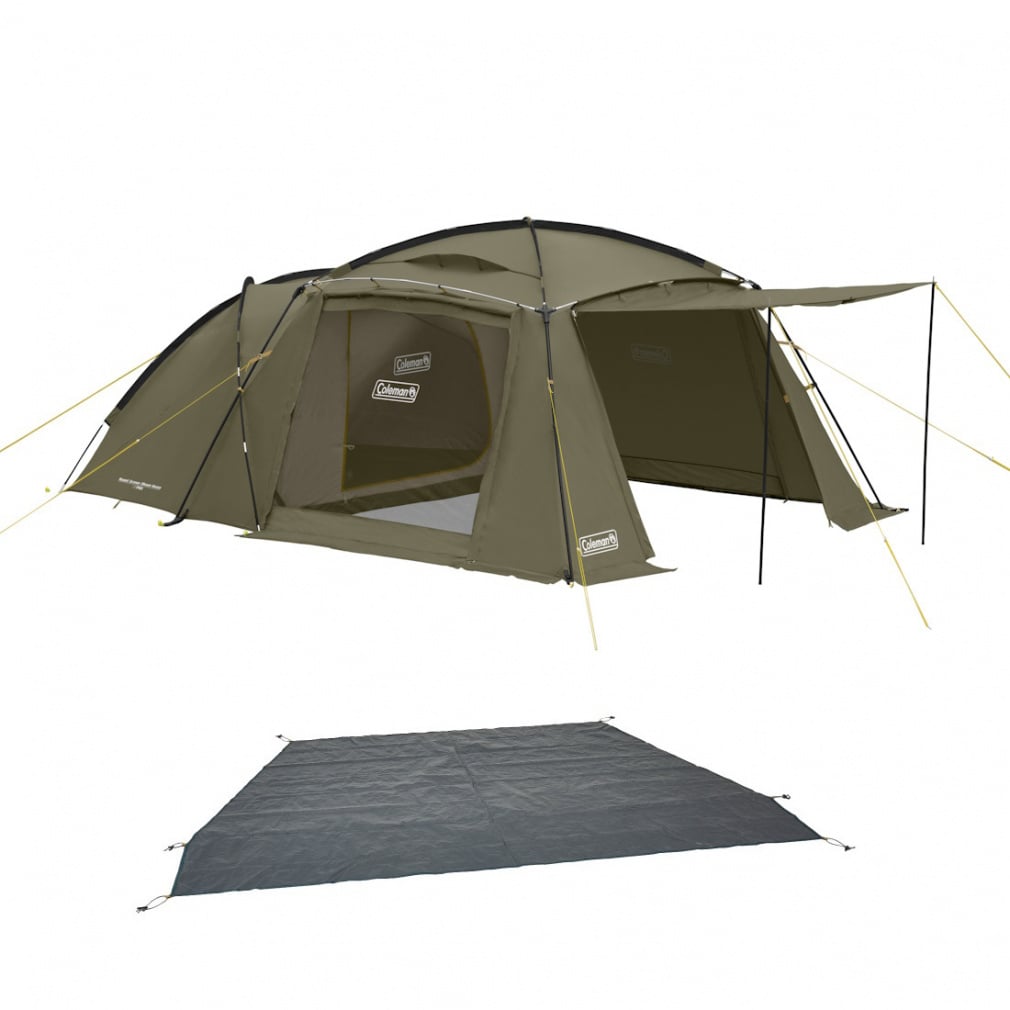 コールマン ラウンドスクリーン2ルームハウス オリーブ グランドシート