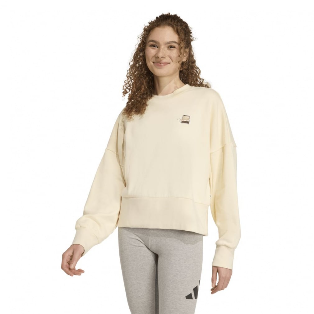 アディダス レディース スウェット トレーナー キャット パッチ