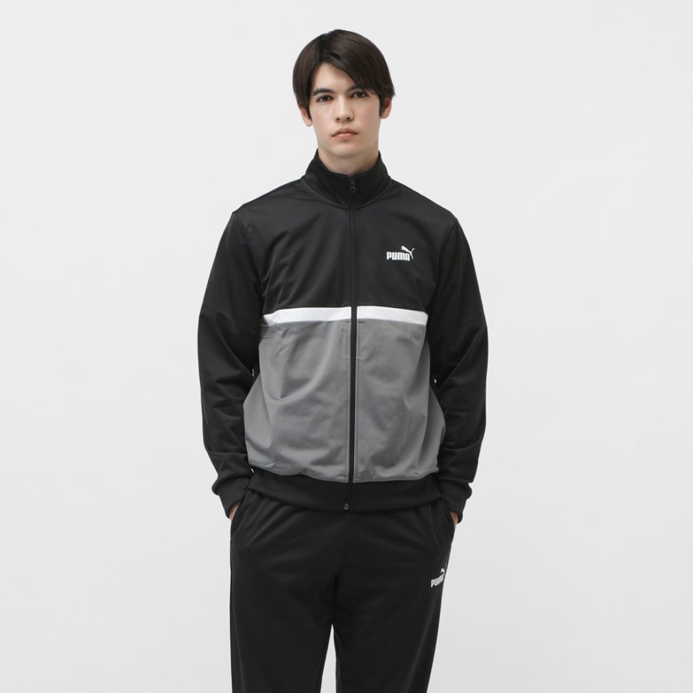 プーマ メンズ ジャージ 上下セット ポリ カラーブロックスーツ 687659