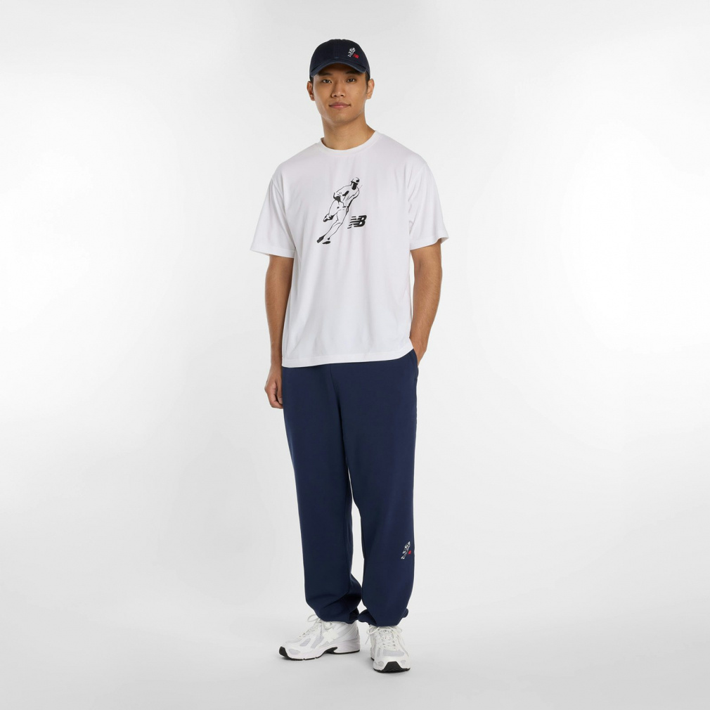 ニューバランス メンズ 半袖 機能 Tシャツ オールウェイズオンロゴ半袖