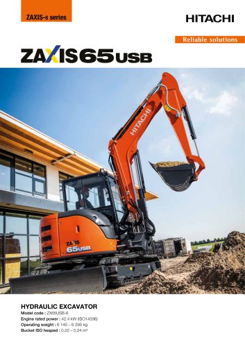 ZX65USB - Hitachi Construction Machinery (Europe) - PDF Catalogs