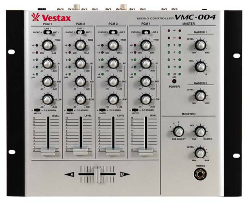 Vestax VMC-004FX DJミキサー ホワイト DJミキサー】Vestax VMC-004 FX