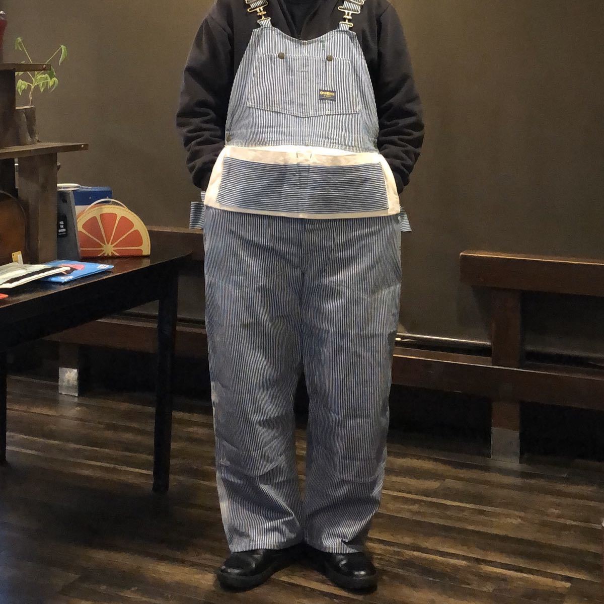 60s-70s Lee 希少 LEE ビンテージ USA製 オーバーオール 60s ドーナツ