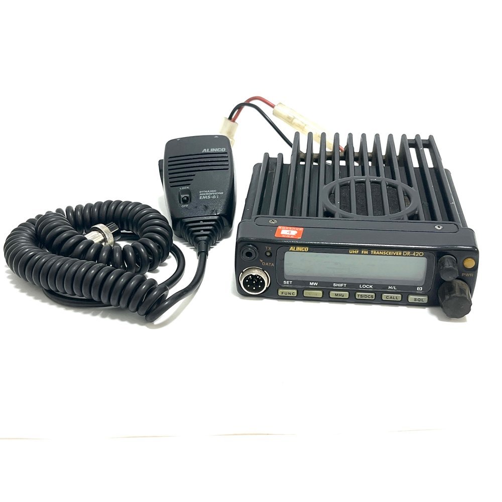 ALINCO DR-420 UHF FMトランシーバー20w ALINCO DR-420 UHF FM