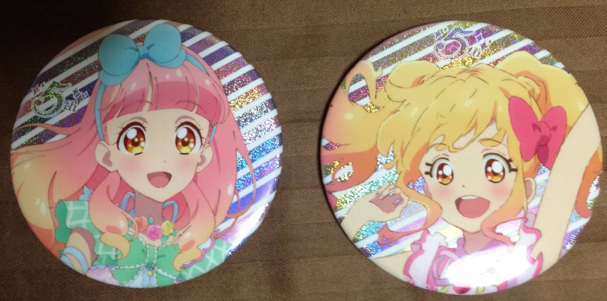 アイカツ 5th グリッター 缶バッジ いちご アイカツ!シリーズ 5th