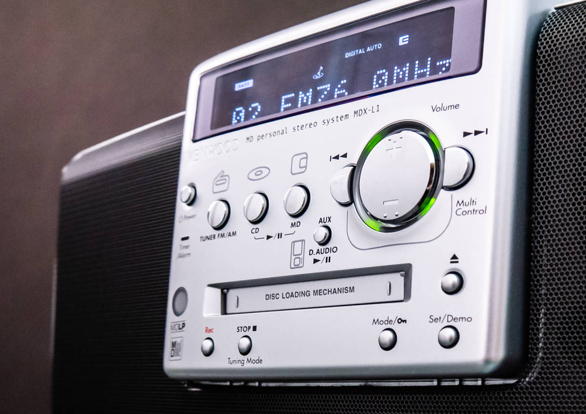 KENWOOD ケンウッド MDX-L1 ホワイト ラジカセ コンポ CD MD Amazon.co