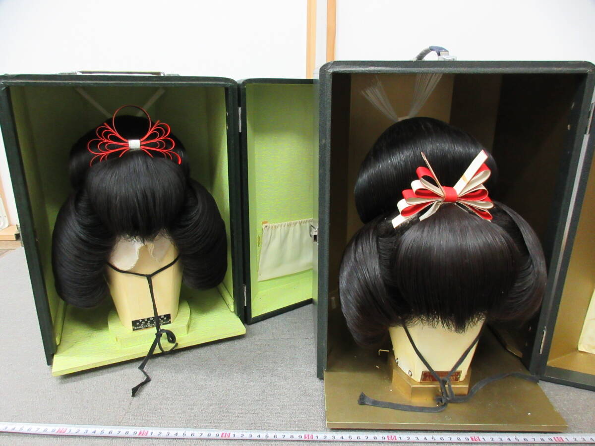 辰巳7号サイズ、創作耐熱ファイバープラス、中古舞踊かつら、大衆演劇