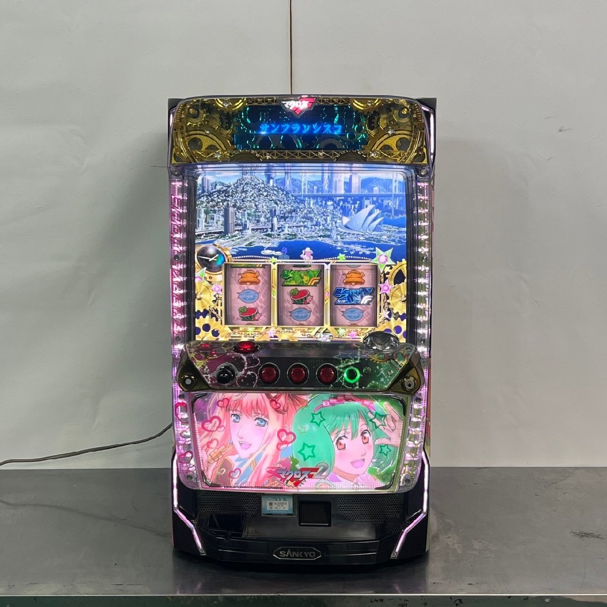 1月末までの出品限定【パチスロ実機】SANKYO マクロス2 「ジャンク品