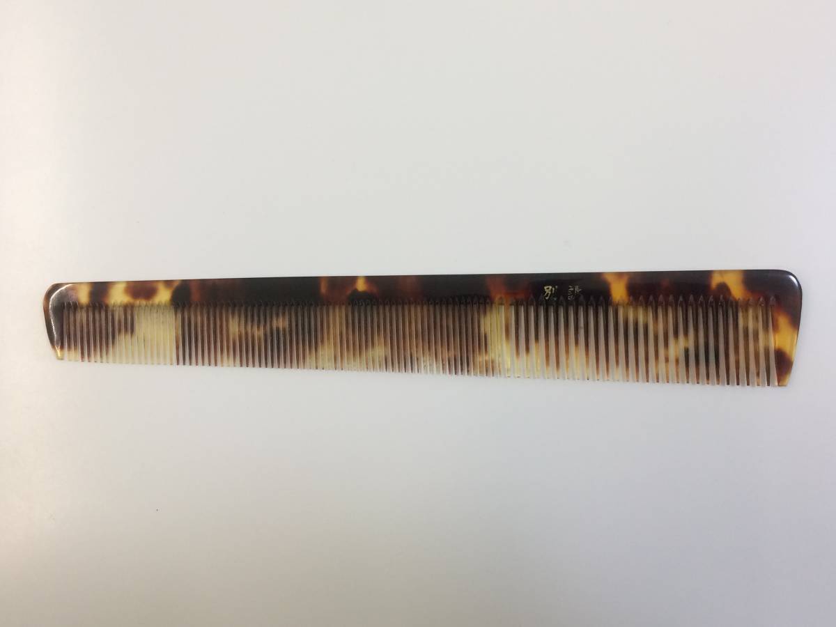 本鼈甲 マルヤ 櫛 16目 中荒 本鼈甲 マルヤ 櫛 16目 中荒 本鼈甲